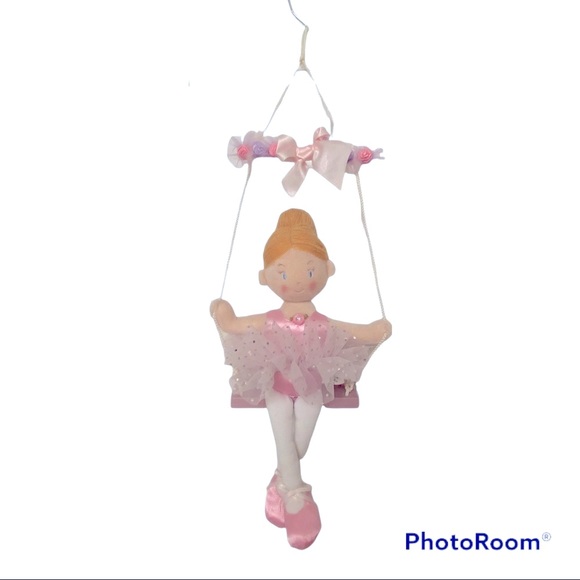 RUSS Doll Ballerina Plush Pink Doll On Swing - Picture 3 of 7